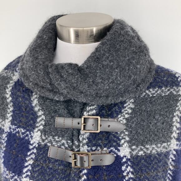 John Branigan Branigan Weavers Handwoven Wool Cape Poncho Made In Ireland OS - Picture 4 of 11